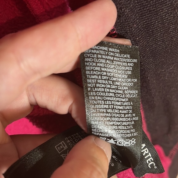 North face women’s pink and black zippered jacket size S - Picture 10 of 11